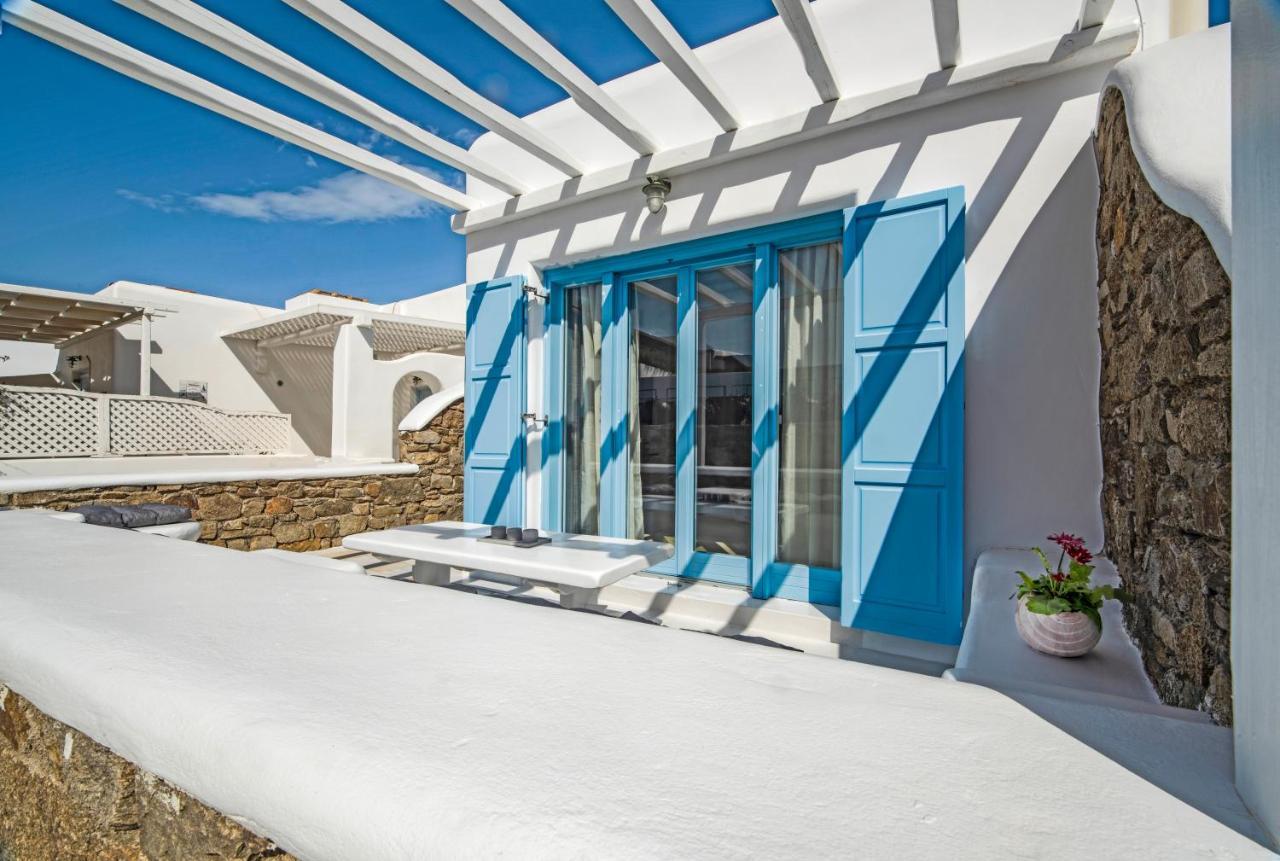 Mimosa Retreat Mykonos Apartment Ornos  Bagian luar foto